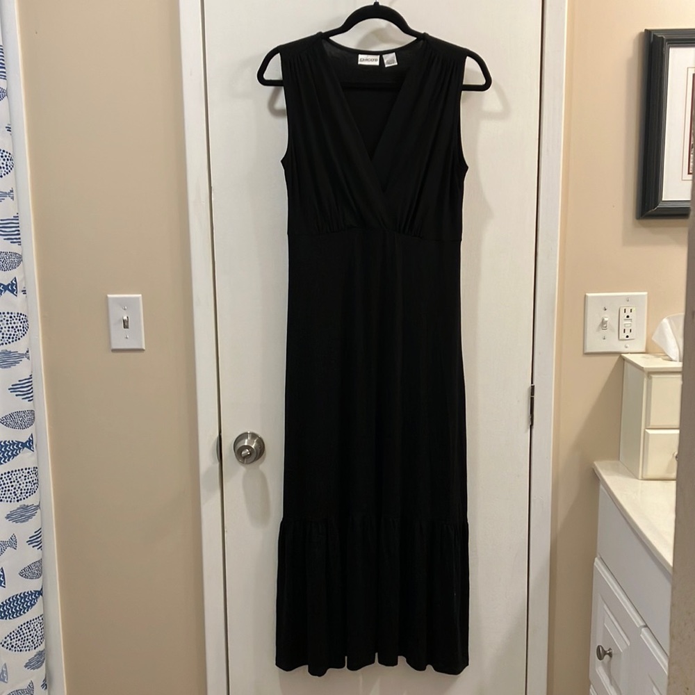 Chicos size 0 (small/4) black maxi dress